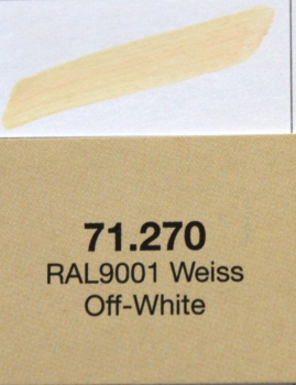 Model Air 71.270 / RAL9001/ weiss 17ml (g.P.1L=164,71€)